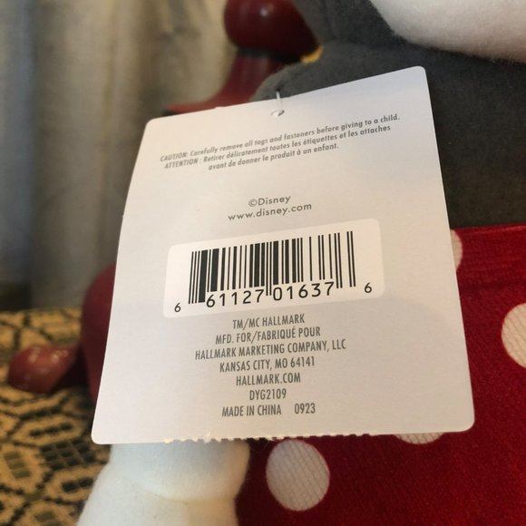 Disney for Hallmark NWT Minnie Mouse Plush 17" - Picture 4 of 8